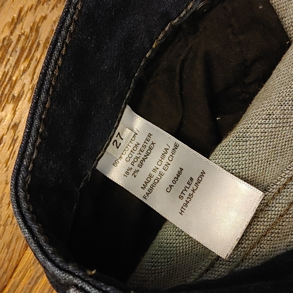 Ladies Revolution Dark Wash Brooke Slim Jeans Size 27 - Picture 6 of 6